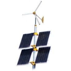 Автономная электростанция 1400W 4 солнечные батареи 40W ветрогенератор EuroWind 500W