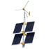 image Автономная электростанция 1400W 4 солнечные батареи 40W ветрогенератор EuroWind 500W 70x70