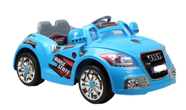 Детский электромобиль AUDI TT 2x мотора BLUE