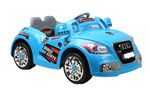 фото детский электромобиль картинка Детский электромобиль AUDI TT 2x мотора BLUE