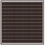 фото солнечную батарею панель картинка Сонячна батарея 80Вт 12В, монокристал AXIOMA energy