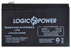 Аккумуляторная AGM батарея LogicPower 12V 8Ah