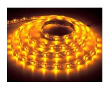 Светодиодная лента LS604/ SANAN LED-RL 60SMD(3528)/m 4.8W/m 12V 5m*8*0.22mm желтый