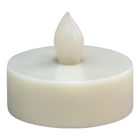 Светодиодная свеча, стеклянный подсвечник, квадрат FL 062