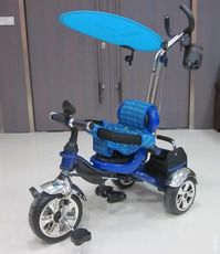 Велосипед детский трехколёсный с ручкой KR-01