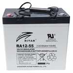 фото гелевый аккумулятор картинка Аккумуляторная батарея AGM RITAR RA12-55, 12V 55Ah