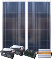 Автономная Солнечная электростанция - Дача 48/14кВт*ч в мес.