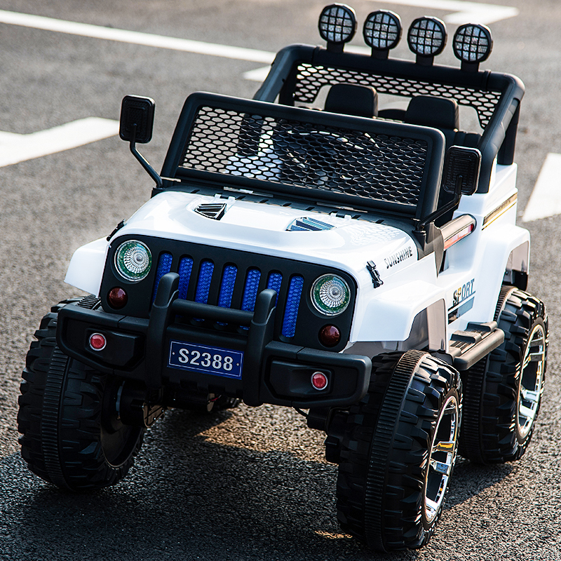 Детский электромобиль Джип M 3237 EBLR-1