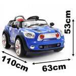 фото детский электромобиль картинка Детский электромобиль Mini Cooper M189R BLUE