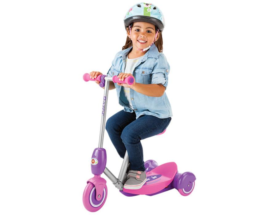 Детский электросамокат Lil' E Electric Scooter Seated - Pink/Blue