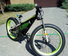 Электровелосипед E-Cross фетбайк 