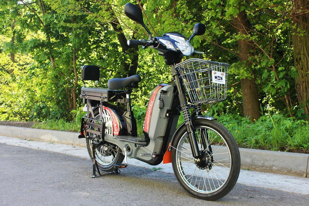 Электровелосипед Заря Силач (450W-60V) чёрный