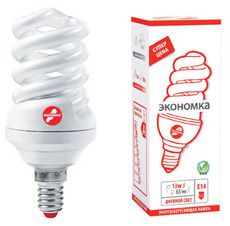 Энергосберегающая лампа Экономка SPC 13w E 27-42