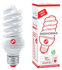 Энергосберегающая лампа Экономка SPC 25w E 27-42