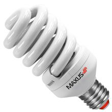 Энергосберегающая лампа Maxus New full spiral 32W, 2700K, E27