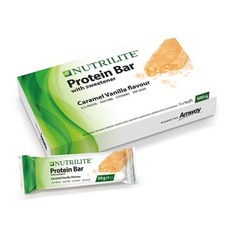 Карамельно-ванильный протеиново-витаминный батончик Nutrilite