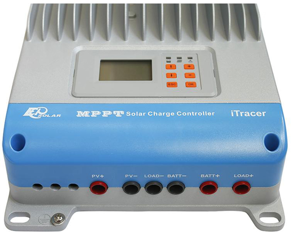 Контроллер MPPT 30A 12/24/36/48В с дисплеем, EPSolar