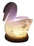 фото картинка Лампа солевая в форме Лебедь