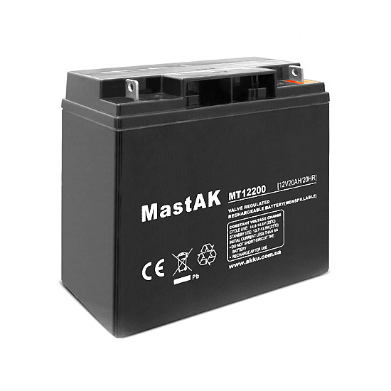 AGM аккумулятор MASTAK MT 12200