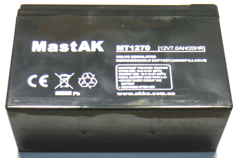 AGM аккумулятор Mastak MT1270