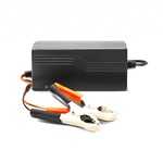 фото гелевый аккумулятор картинка MastAK MT02D-1223 Интеллектуальное зарядное устройство. Для зарядки свинцово-кислотных батарей типов WET, MF, AGM и GEL напряжением 12В