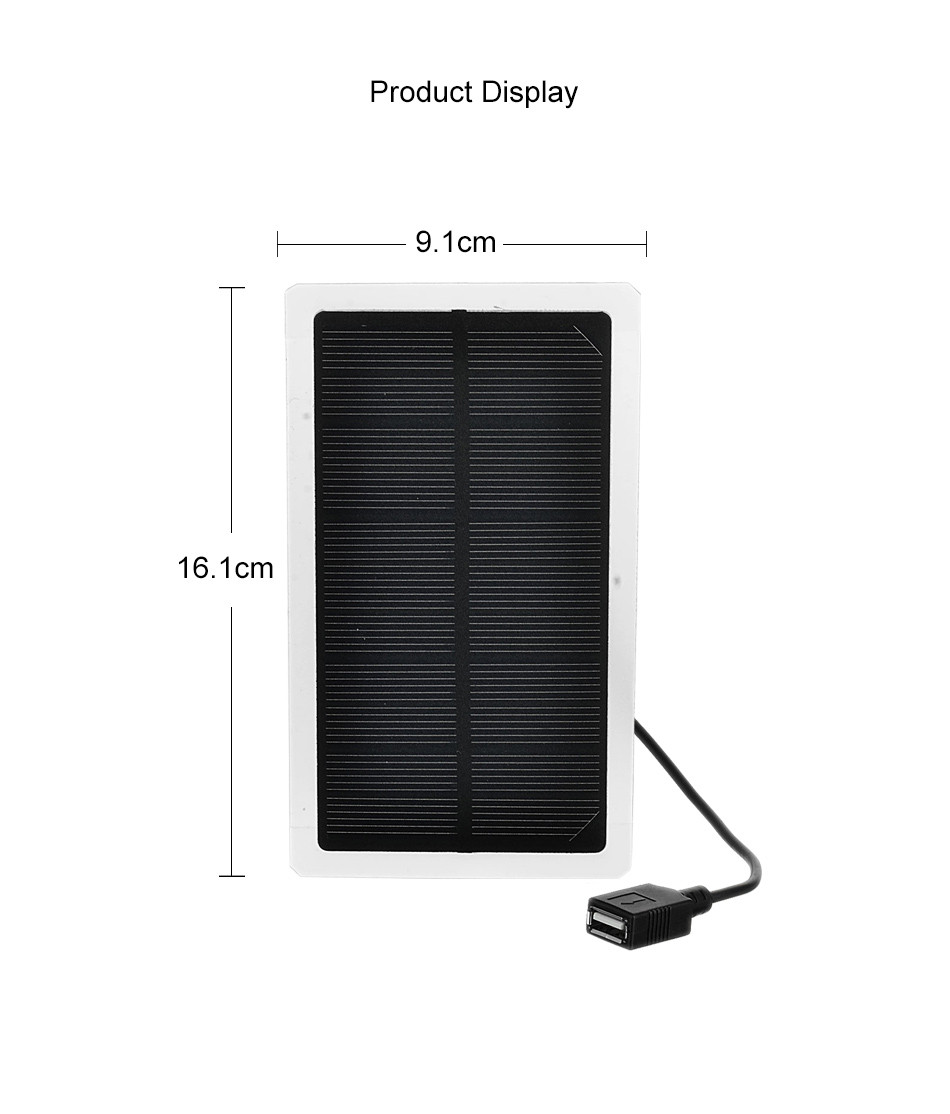 Мобильная солнечная панель для телефона 2.5 Вт