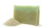фото натуральное мыло картинка Антибактериальное натуральное мыло с зеленой глиной