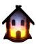 image Соляная лампа Домик с белой лампочкой 70x70