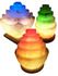 image Соляной светильник Пагода с цветной лампочкой 70x70