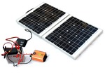 фото автономную электростанцию картинка Солнечное зарядное для ноутбука Kvazar-Steca 60 Вт 