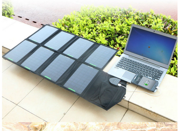Солнечное зарядное устройство для ноутбука - 28 Вт