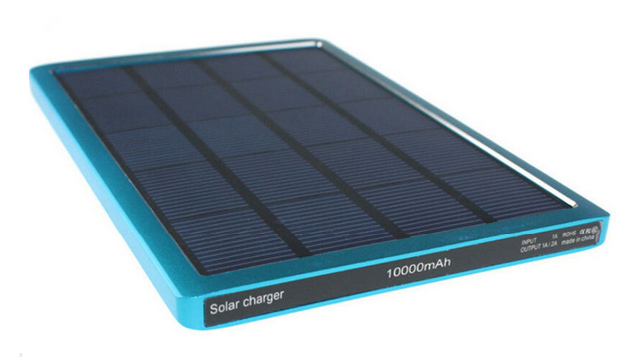 Солнечный аккумулятор плоский - 10 000 мАч
