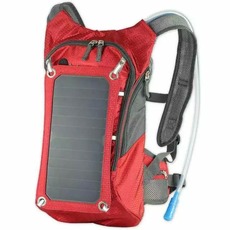 Солнечный рюкзак, с гидропаком и солнечной панелью на 6,5Вт / 6В