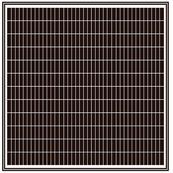 Сонячна батарея 80Вт 12В, монокристал AXIOMA energy