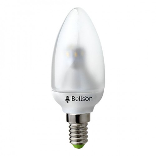 Светодиодная лампа свеча E14 3W 200Lm Bellson