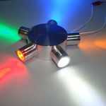 фото светодиодный светильник картинка Светодиодный светильник 5 W W/R/B