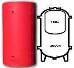 фото теплоаккумулятор картинка Теплоаккумулятор ТА-2000/250(бак горяч. водоснабж. 250л.)