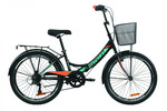 фото велосипед картинка Велосипед 24 FORMULA SMART 7 С КОРЗИНОЙ 2020
