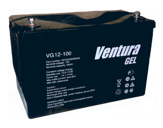 Гелевый аккумулятор Ventura VG 12V 100Ah