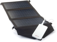 Зарядное на солнечной батарее 10 Вт + мобильный аккумулятор 4000 мАч